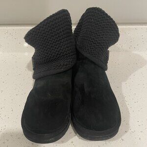 UGG SHAINA BOOT, ALL BLACK, SZ 9, GREAT CONDITION